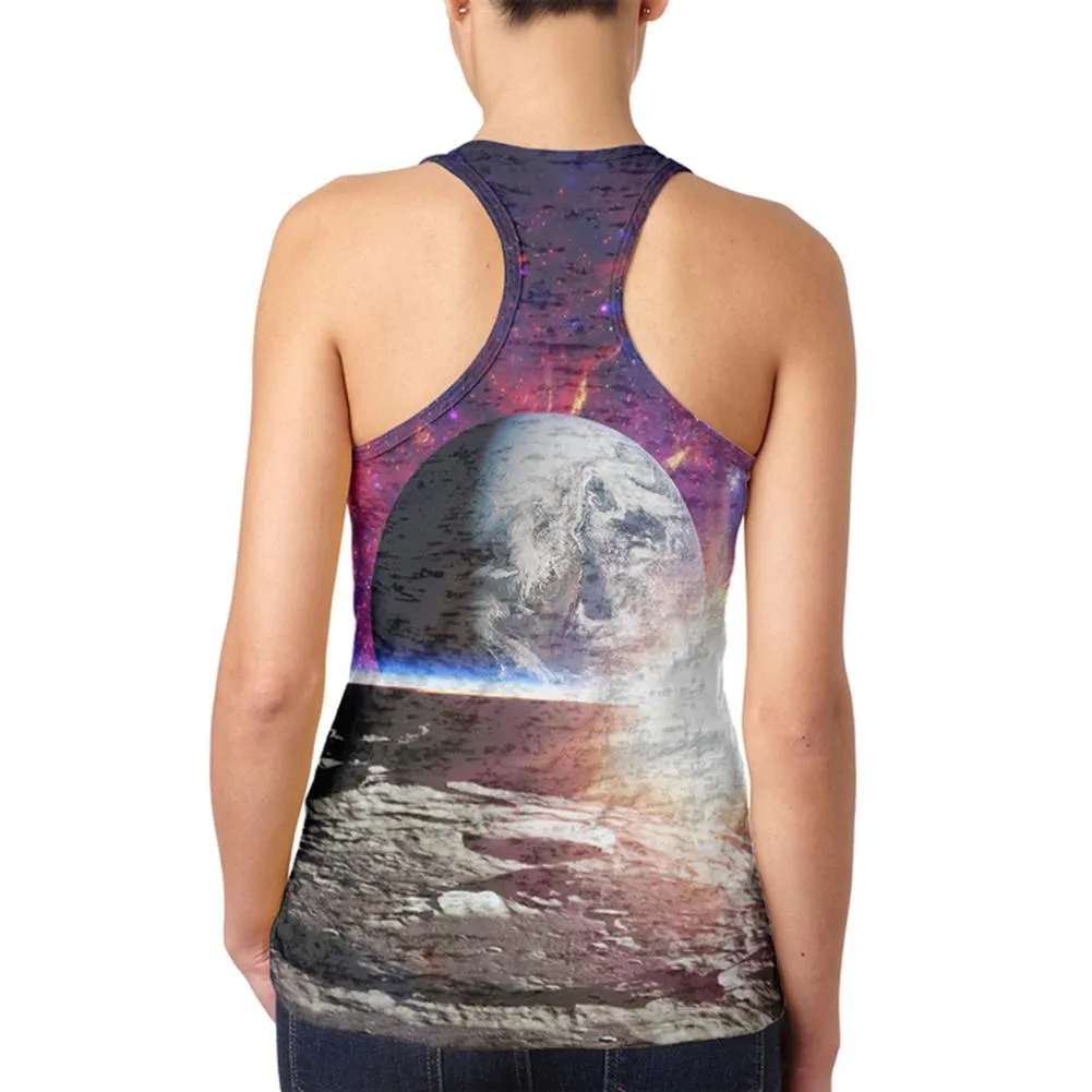 Explore The Infinity Of Space Juniors Burnout Racerback Tank Top sold by Old Glory product image thumbnail 2