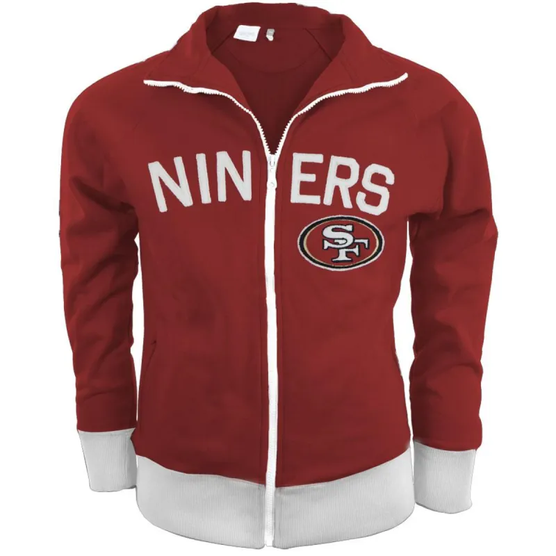 San Francisco 49ers - Tennis Premium Juniors Stretch Track Jacket sold by Old Glory