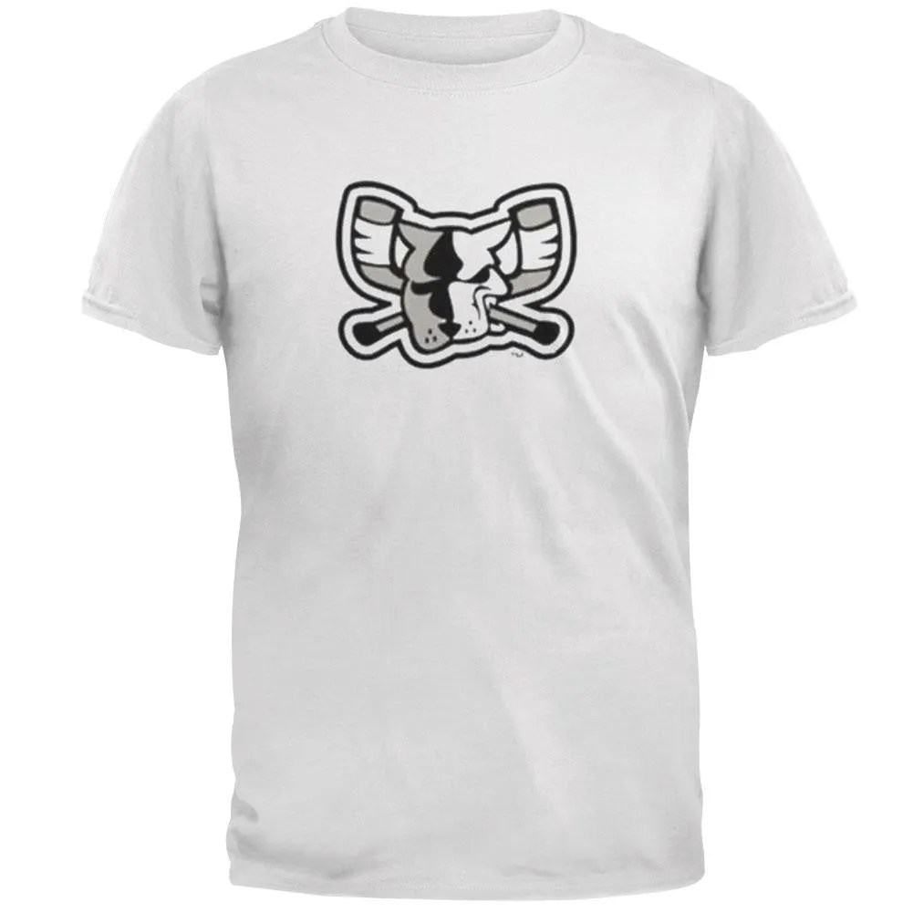 Richmond Riverdogs - Mono Mad Dog White Adult T-Shirt sold by Old Glory