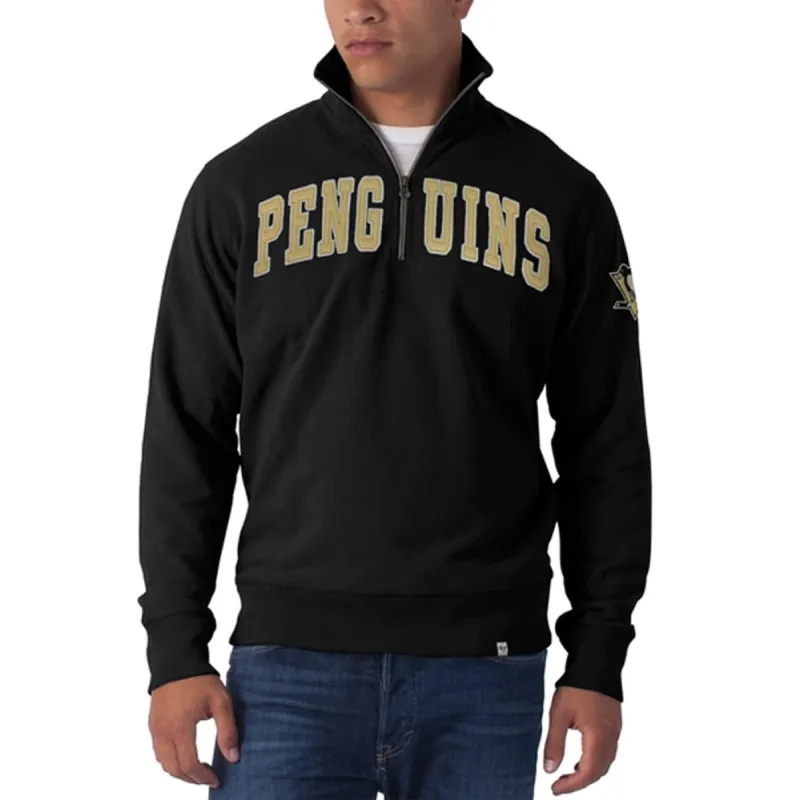 Pittsburgh Penguins - Striker 1/4 Zip Premium Sweatshirt sold by Old Glory