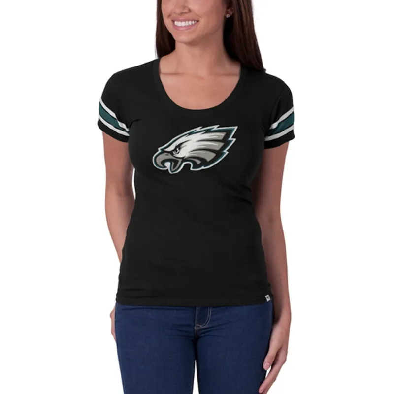 Philadelphia Eagles - Off Campus Juniors Premium Scoop T-Shirt sold by Old Glory