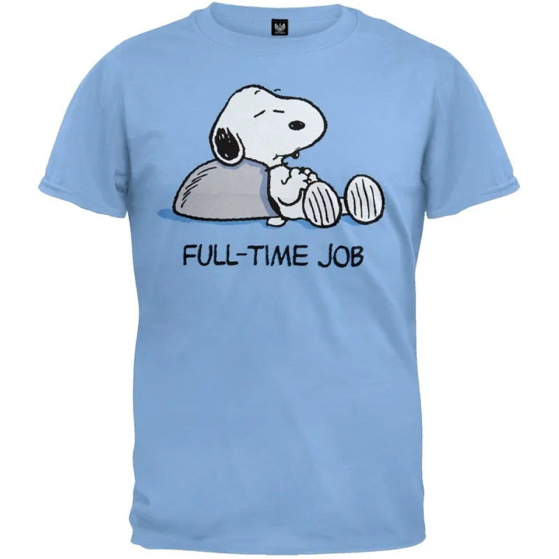 Peanuts - Full Time Job T-Shirt sold by Old Glory