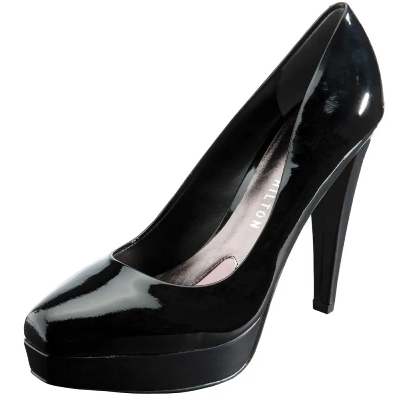 Paris Hilton Footwear - Reese - Black Patent sold by Old Glory