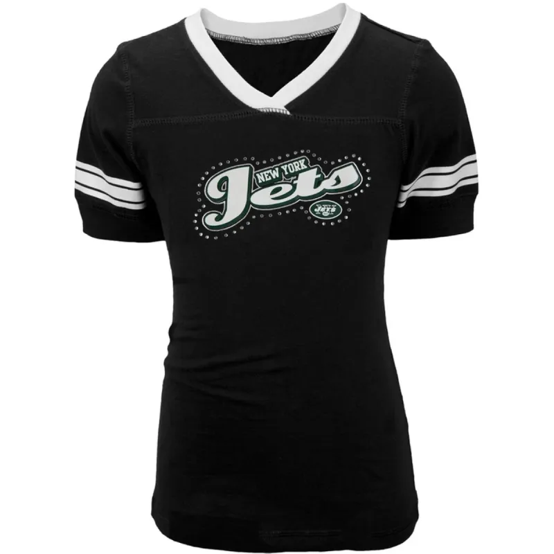 New York Jets - Jewel Swoop Logo Girls Juvy T-Shirt sold by Old Glory