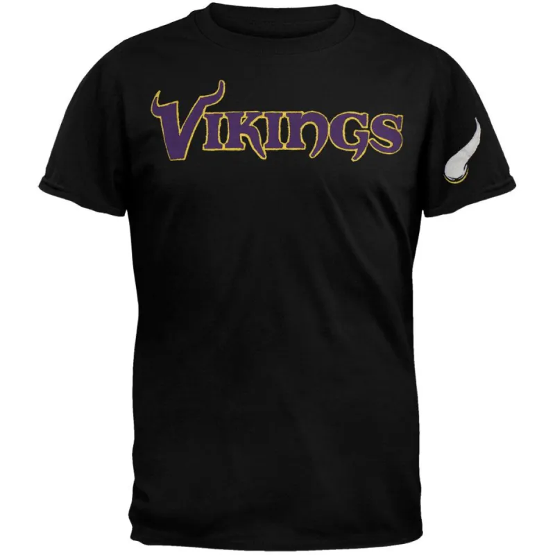 Minnesota Vikings - Logo Fieldhouse Premium T-Shirt sold by Old Glory