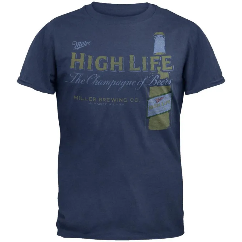 Miller High Life - Retro Bottle Soft T-Shirt sold by Old Glory