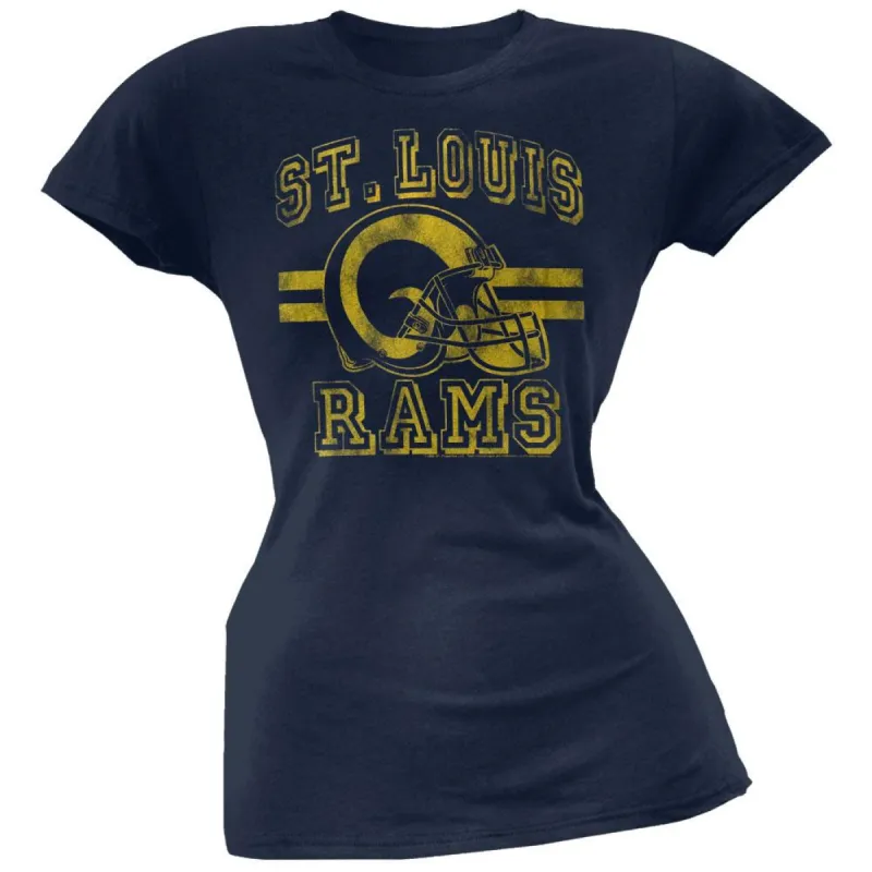 St. Louis Rams - Helmet Juniors T-Shirt sold by Old Glory