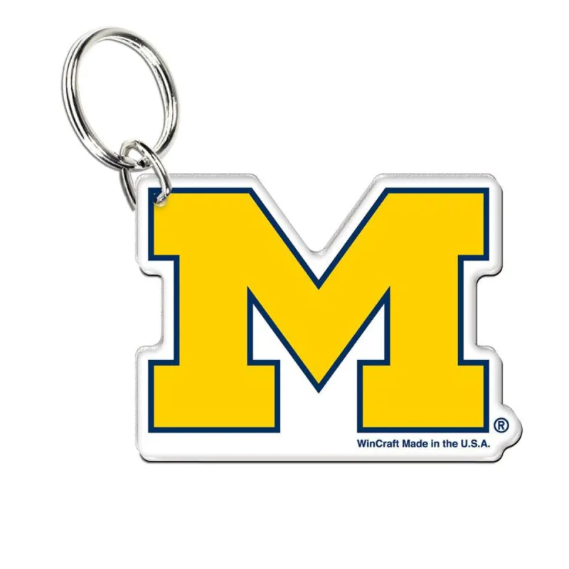 Michigan Wolverines - Logo Acrylic Keychain sold by Old Glory