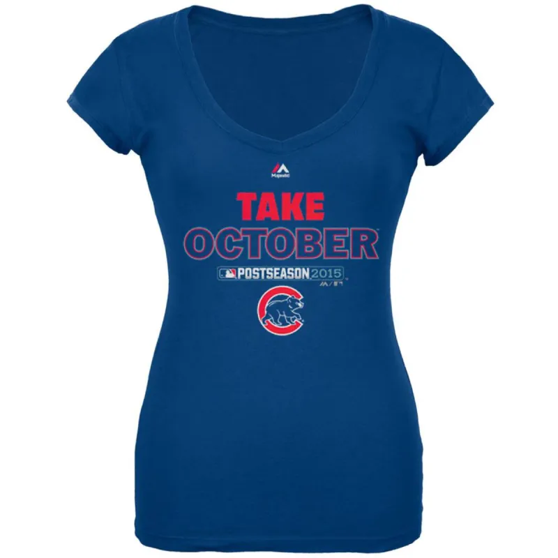 Chicago Cubs - NL Central 2015 Champs Take October Soft Juniors T-Shirt sold by Old Glory