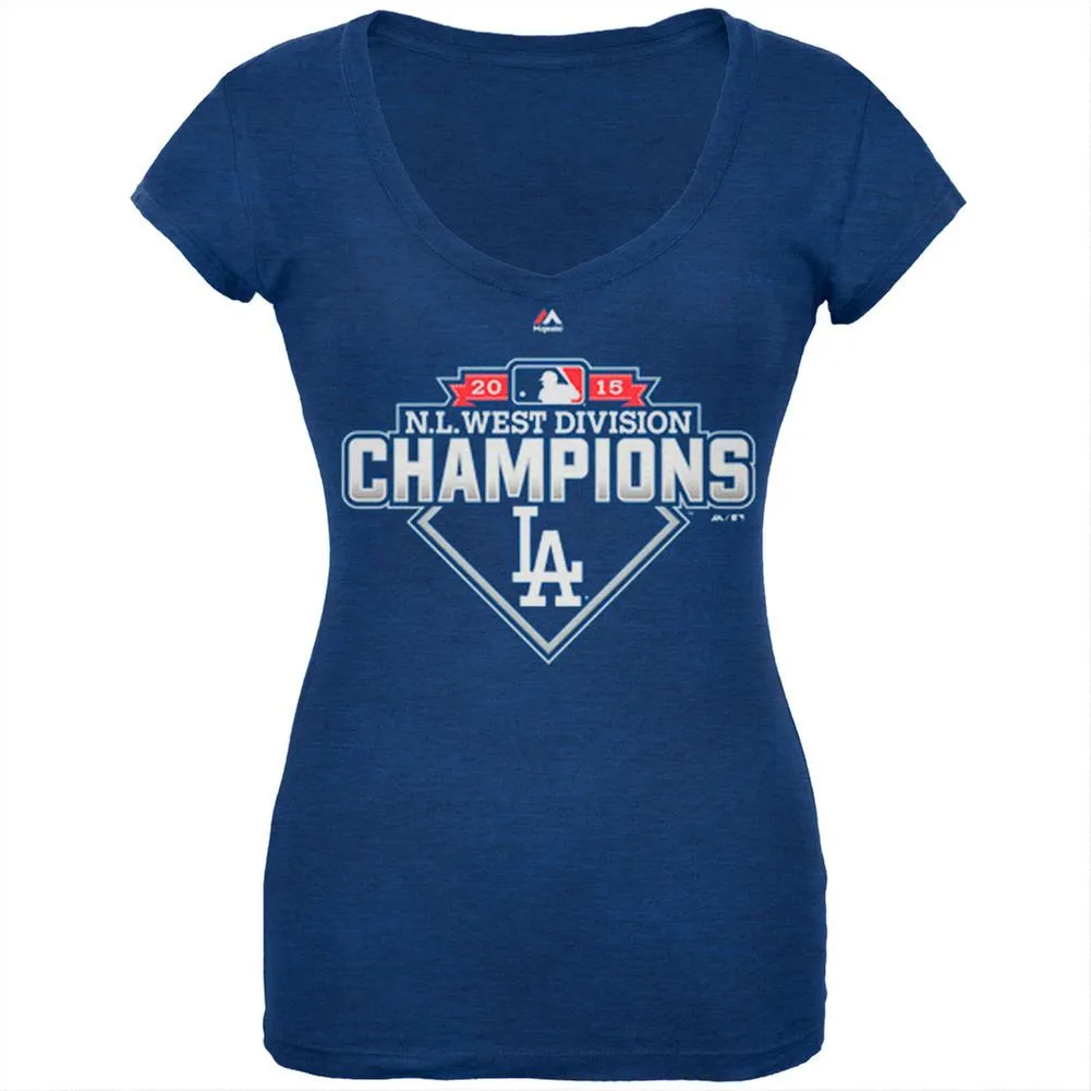Los Angeles Dodgers - NL West 2015 Champs Soft Juniors T-Shirt sold by Old Glory