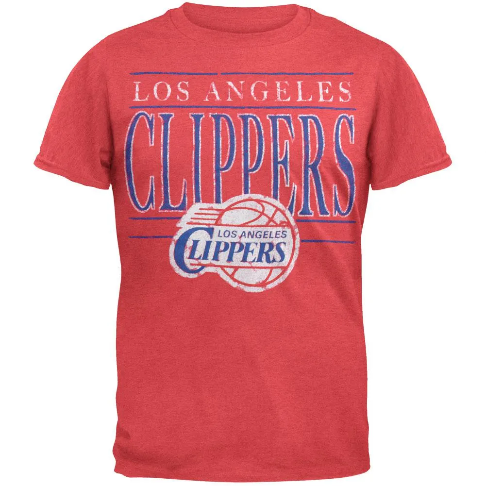 Los Angeles Clippers - Crackle Classic Logo Soft T-Shirt sold by Old Glory