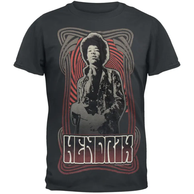 Jimi Hendrix - Deco Swirl T-Shirt sold by Old Glory