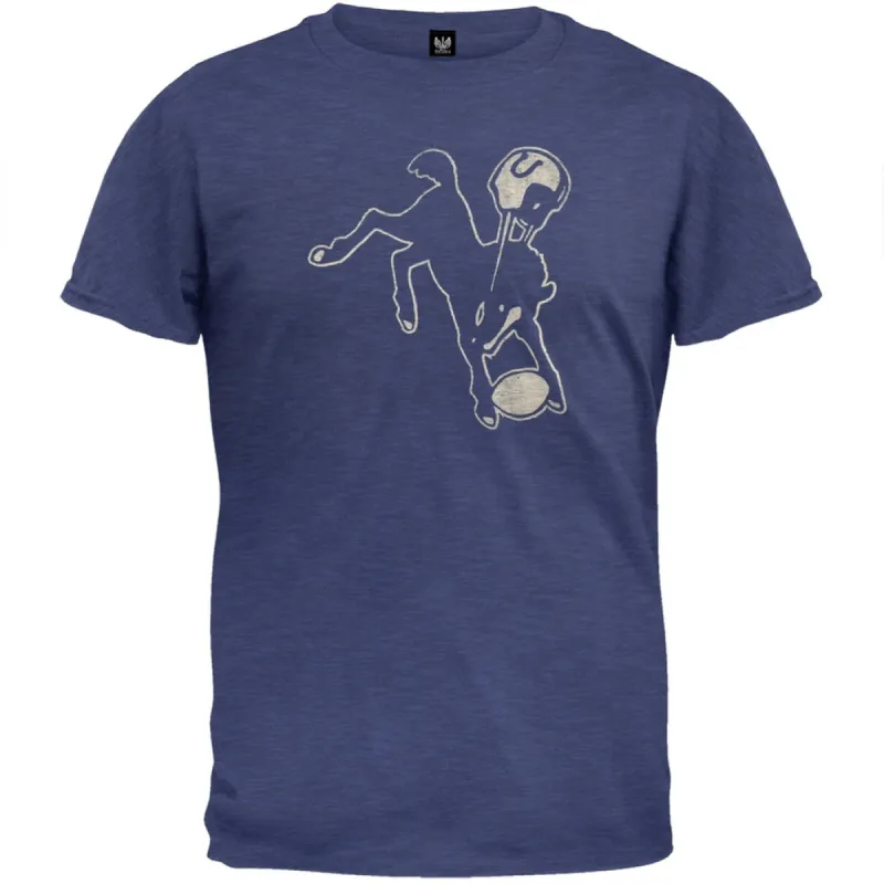 Indianapolis Colts - Logo Scrum Legacy Premium T-Shirt sold by Old Glory