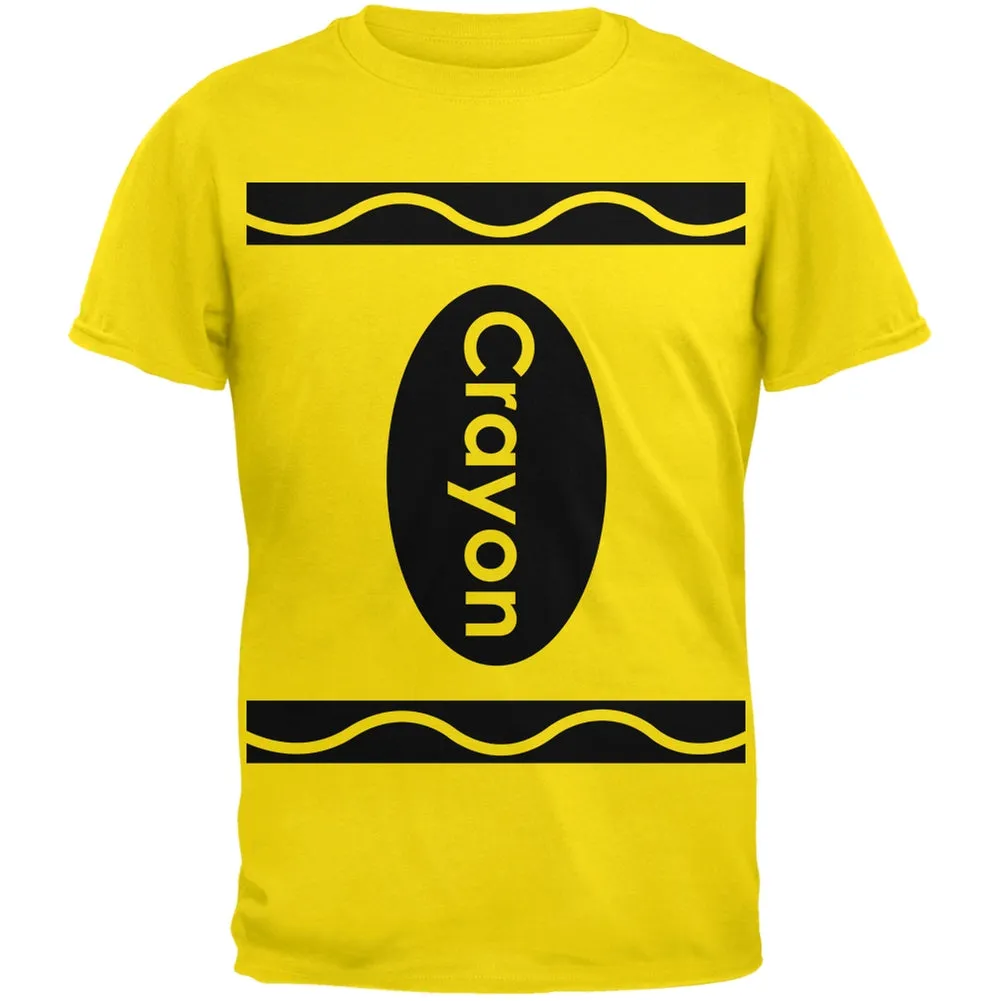 Halloween Crayon Costume Yellow T-Shirt sold by Old Glory