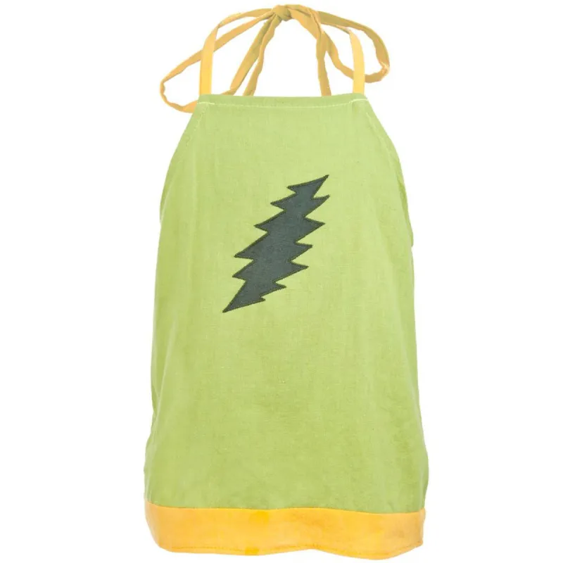 Grateful Dead - Lightning Bolt Green Juvy Halter Top sold by Old Glory