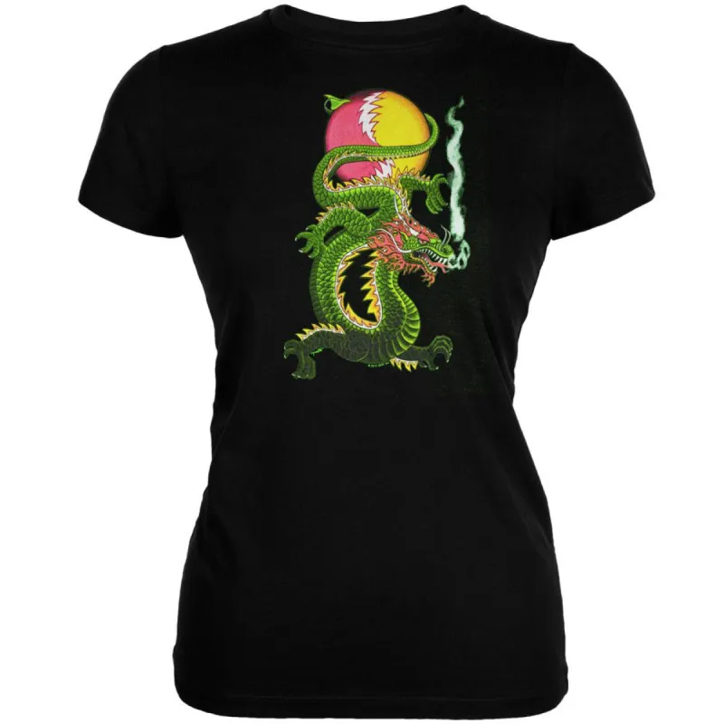 Grateful Dead - Lightning Bolt Dragon Juniors T-Shirt made by Grateful Dead