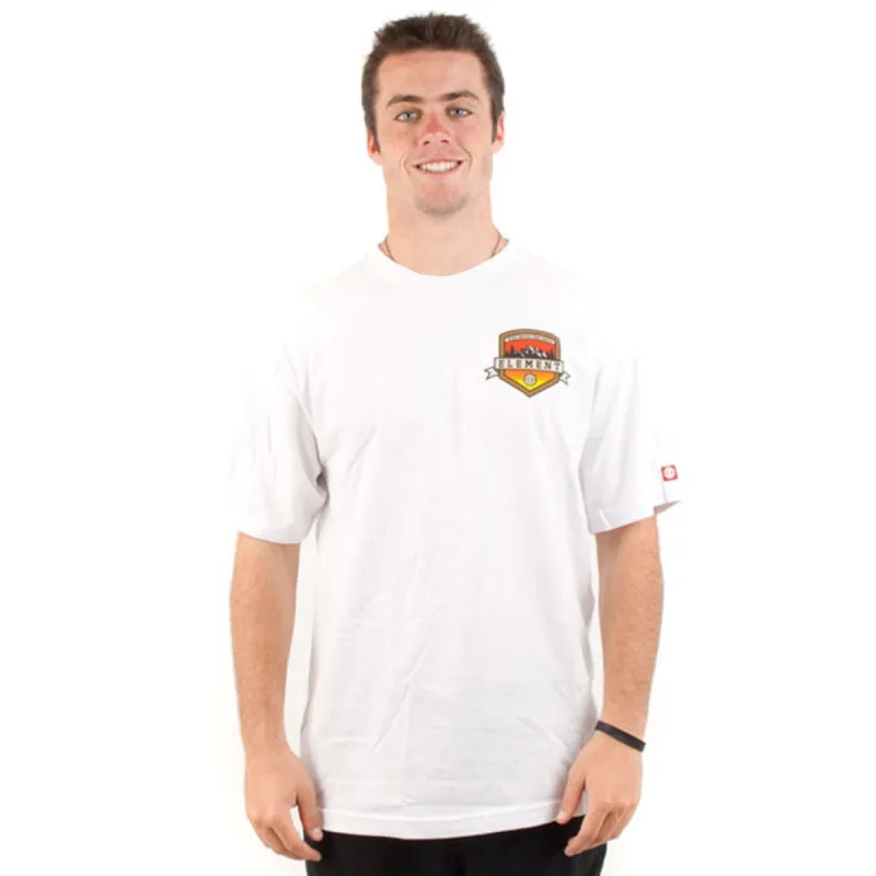 Element - Foot Prints White T-Shirt sold by Old Glory