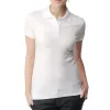 Dickies Girl - Solid Pique White Women's Polo sold by Old Glory
