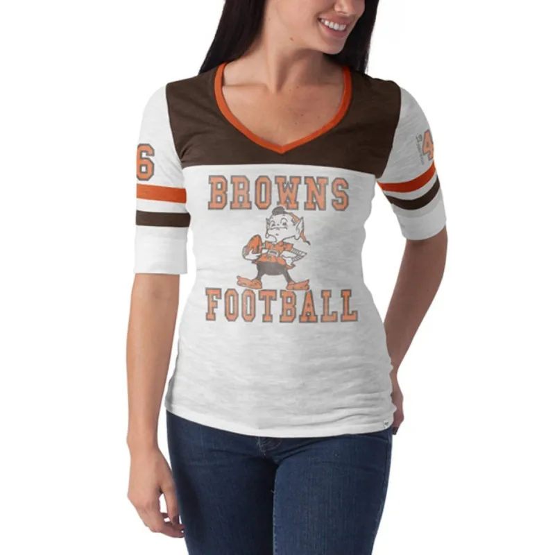 Cleveland Browns - Debut Premium Juniors T-Shirt sold by Old Glory