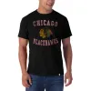 Chicago Blackhawks - Logo Flanker Premium T-Shirt sold by Old Glory