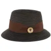 Brixton - Parlor Black Women's Straw Hat sold by Old Glory