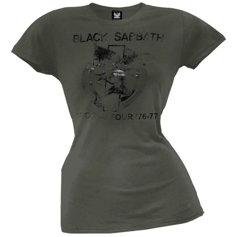 Black Sabbath - Tour 76-77 Ladies T-Shirt sold by Old Glory