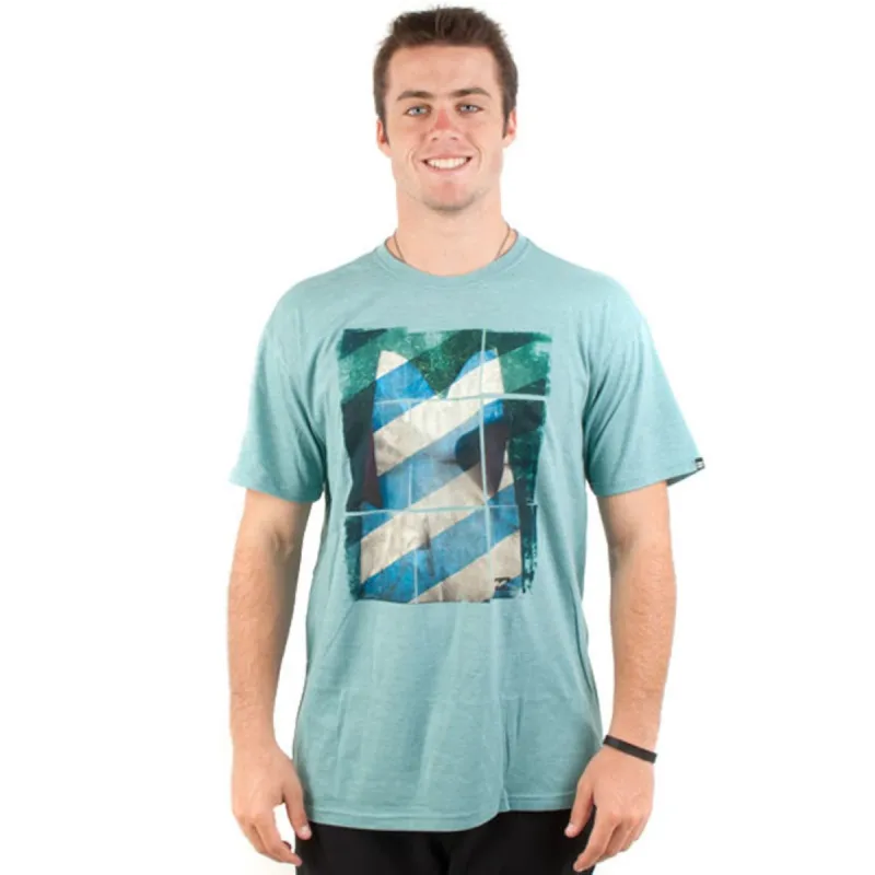 Billabong - Twin Fin Light Jade Heather T-Shirt sold by Old Glory