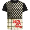 TROY Was Here Graffiti Adult Black Back T-Shirt sold by Old Glory