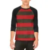 Halloween Striped and Bloody Nightmare Sweater Mens Raglan T Shirt sold by Old Glory