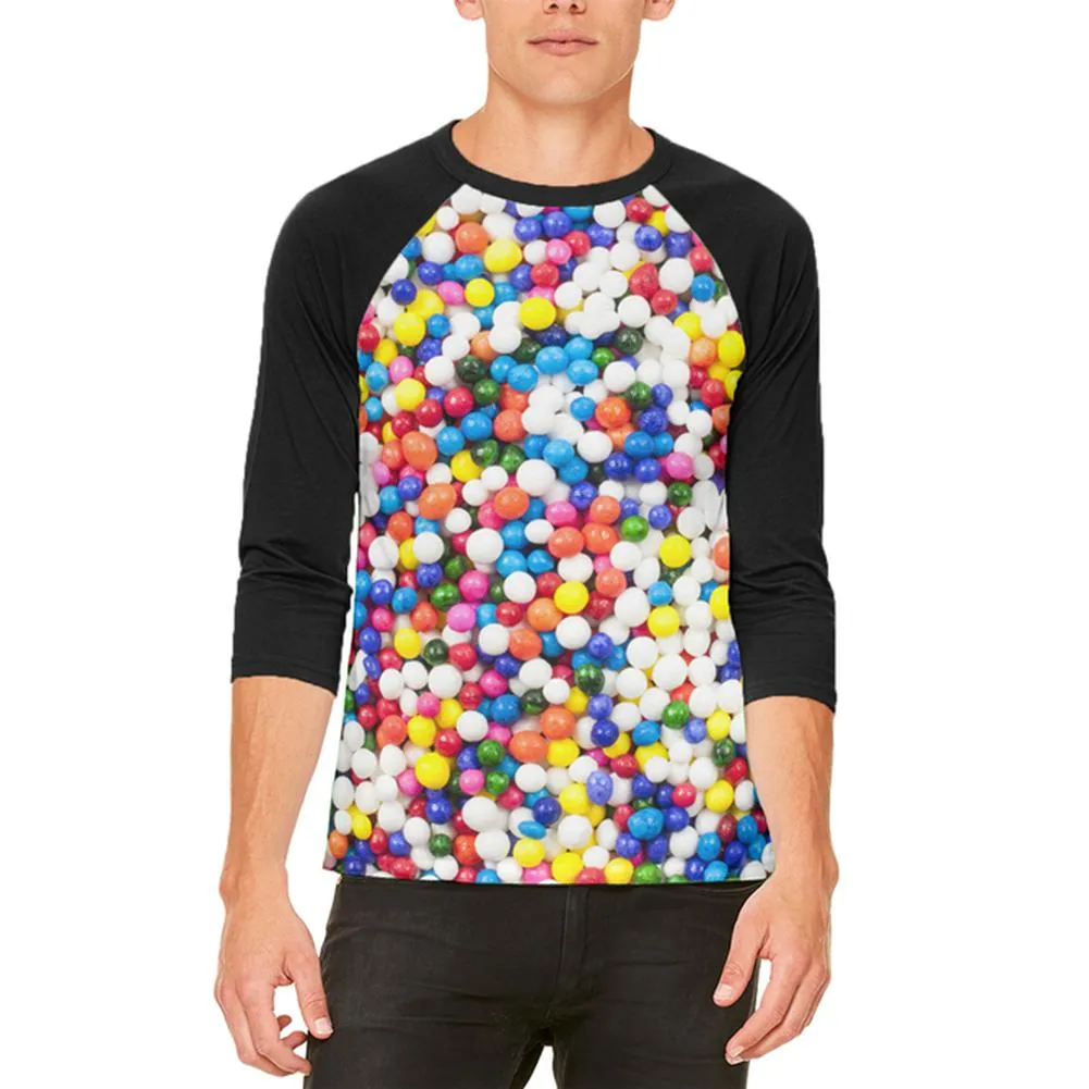 Halloween Sprinkles Mens Raglan T Shirt sold by Old Glory