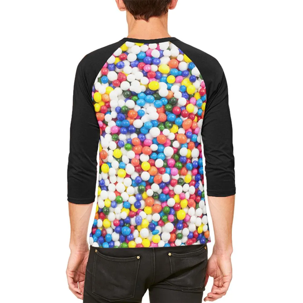 Halloween Sprinkles Mens Raglan T Shirt sold by Old Glory product image thumbnail 2