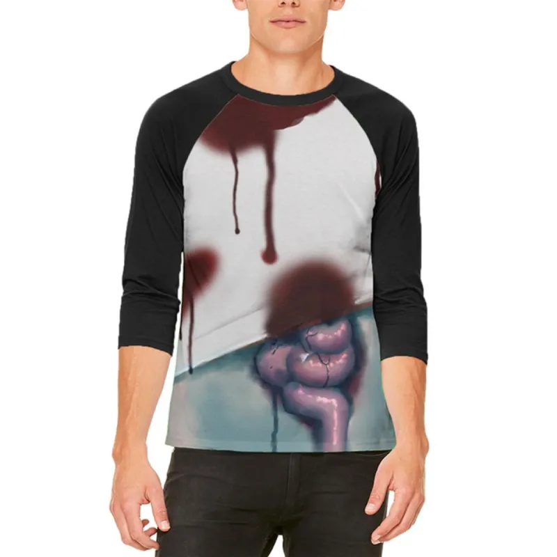 Halloween Costume Slob Zombie Funny Costume Mens Raglan T Shirt sold by Old Glory