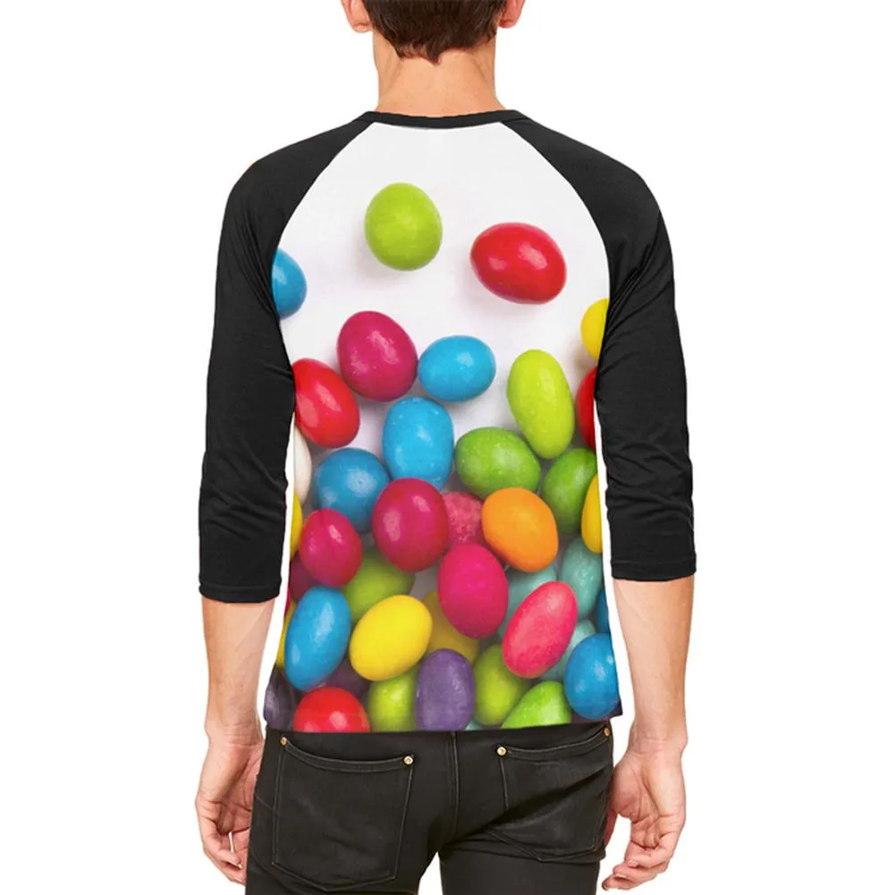 Halloween Jelly Beans Mens Raglan T Shirt sold by Old Glory product image thumbnail 2