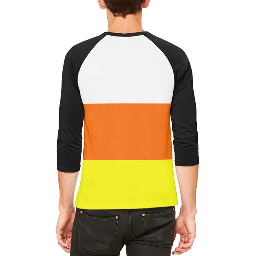 Halloween Candy Corn Costume Mens Raglan T Shirt sold by Old Glory product image thumbnail 2
