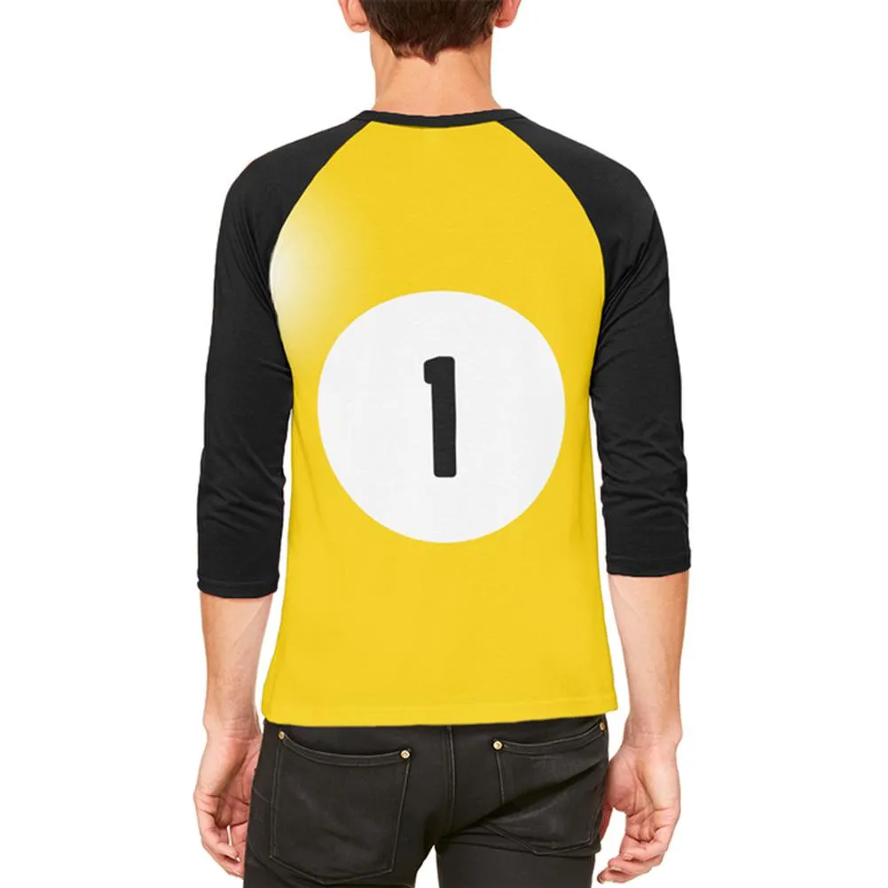 Halloween Billiard Pool Ball One Costume All Over Mens Raglan T Shirt sold by Old Glory product image thumbnail 2