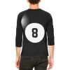 Halloween Billiard Pool Ball Eight Costume All Over Mens Raglan T Shirt sold by Old Glory