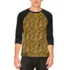 Halloween Battle Damage Bronze Scale Armor Costume Mens Raglan T Shirt sold by Old Glory