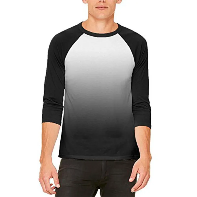 Fade to Black Mens Raglan T Shirt sold by Old Glory