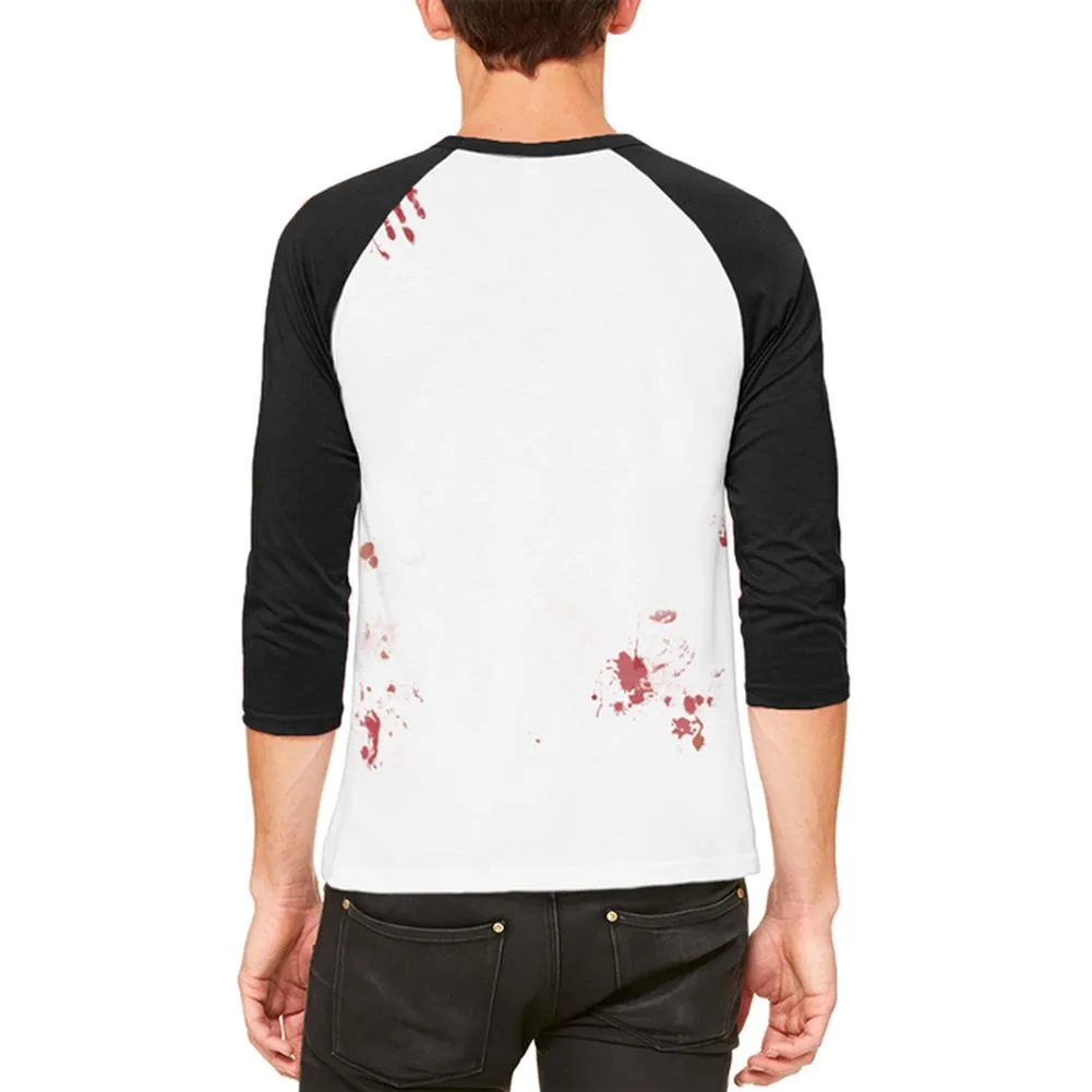 Halloween Blood Splatter Mens Raglan T Shirt sold by Old Glory product image thumbnail 2