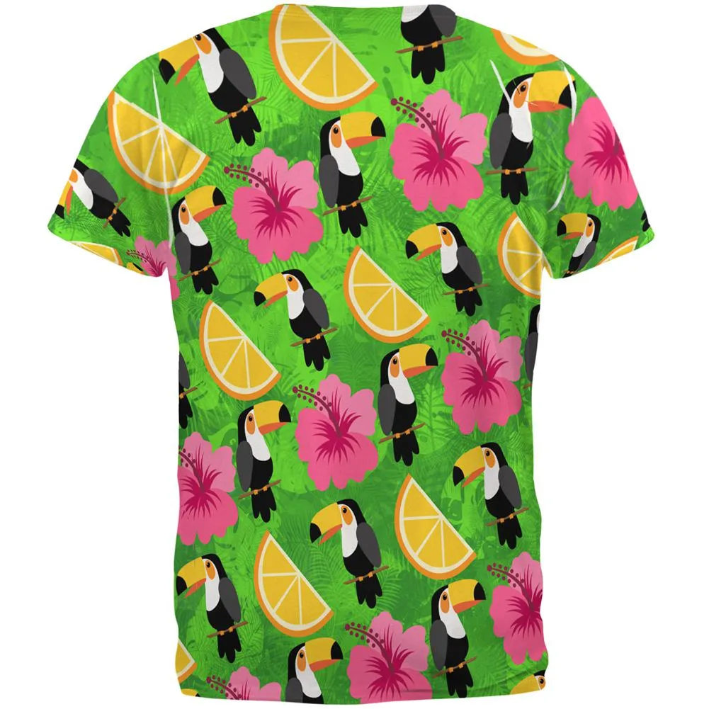 Tropical Vacation Toucan Pattern All Over Mens T Shirt sold by Old Glory product image thumbnail 2