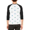 Halloween Eyes I'm Watching You Mens Raglan T Shirt sold by Old Glory