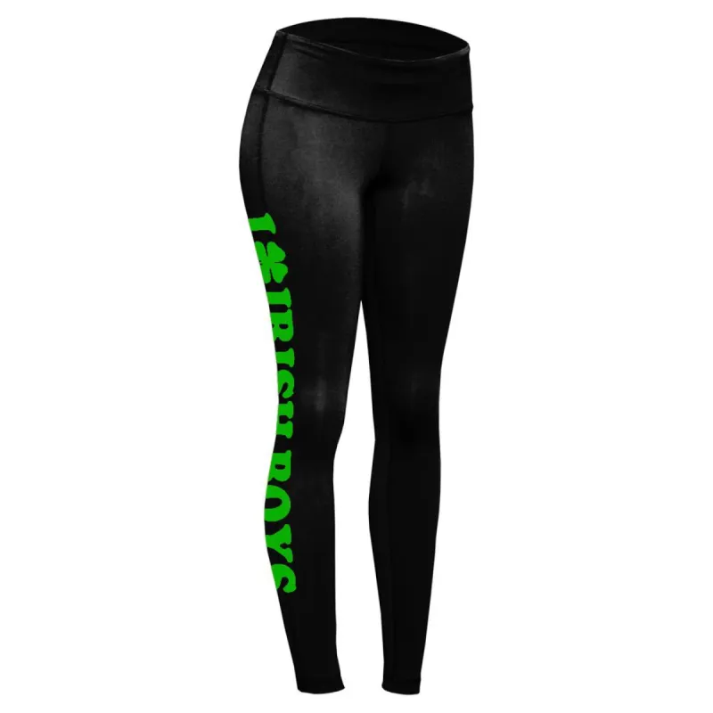 St Patricks Day I Shamrock Love Irish Boys Womens Performance Leggings sold by Old Glory
