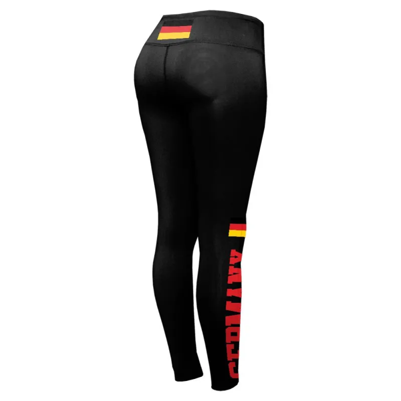 World Cup Germany Womens Performance Leggings sold by Old Glory