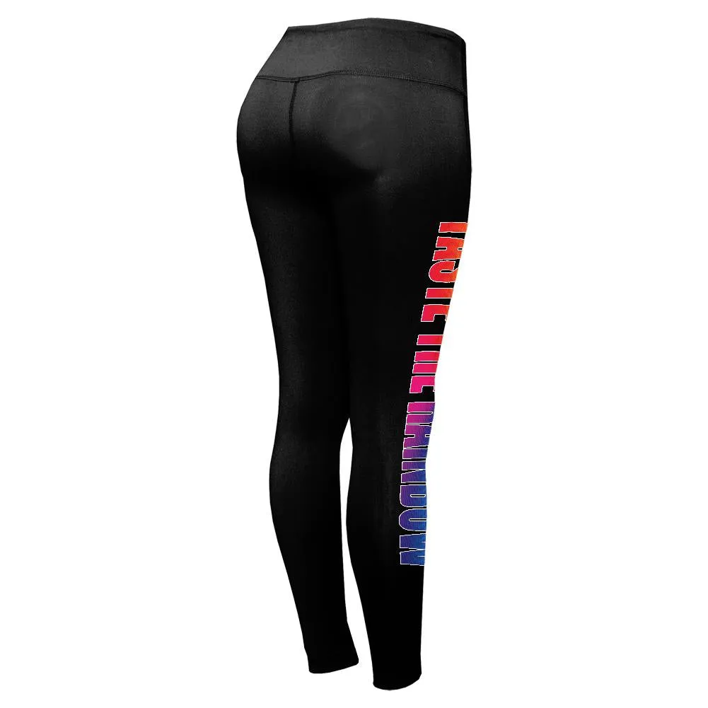 Taste the Rainbow Lesbian Funny Womens Performance Leggings sold by Old Glory product image thumbnail 2