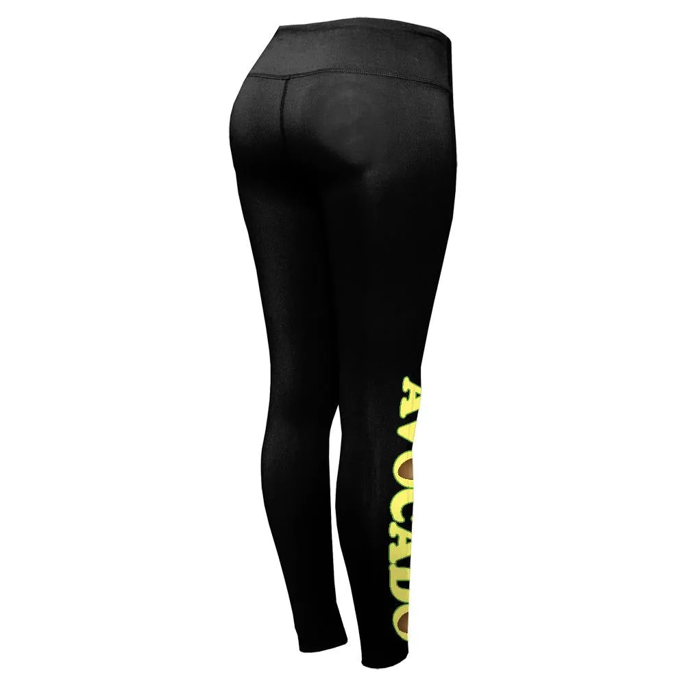 Cinco De Mayo Avocado Heart Womens Performance Leggings sold by Old Glory product image thumbnail 2