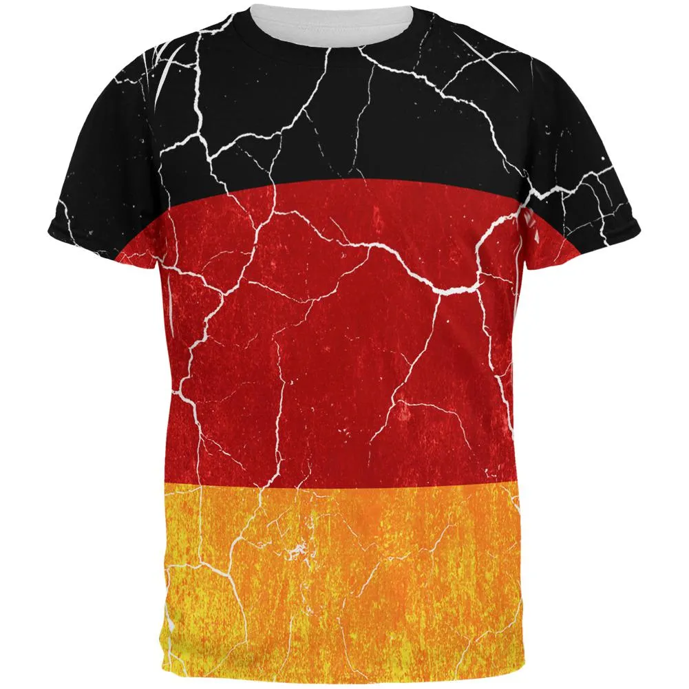 Oktoberfest Distressed Grunge German Flag All Over Mens T Shirt sold by Old Glory