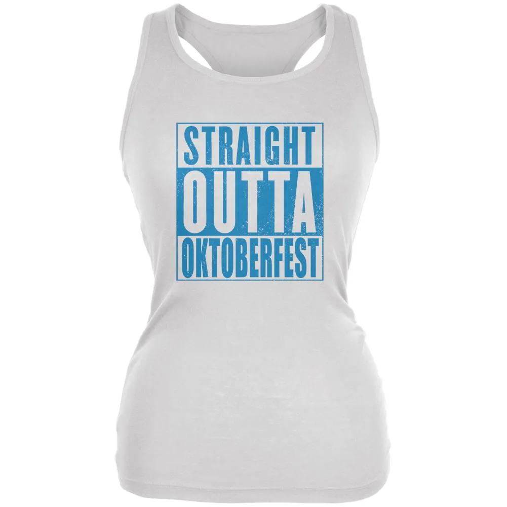 Straight Outta Oktoberfest Juniors Soft Tank Top sold by Old Glory