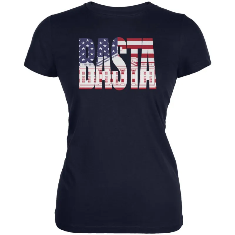 Trump BASTA Protest Juniors Soft T Shirt sold by Old Glory