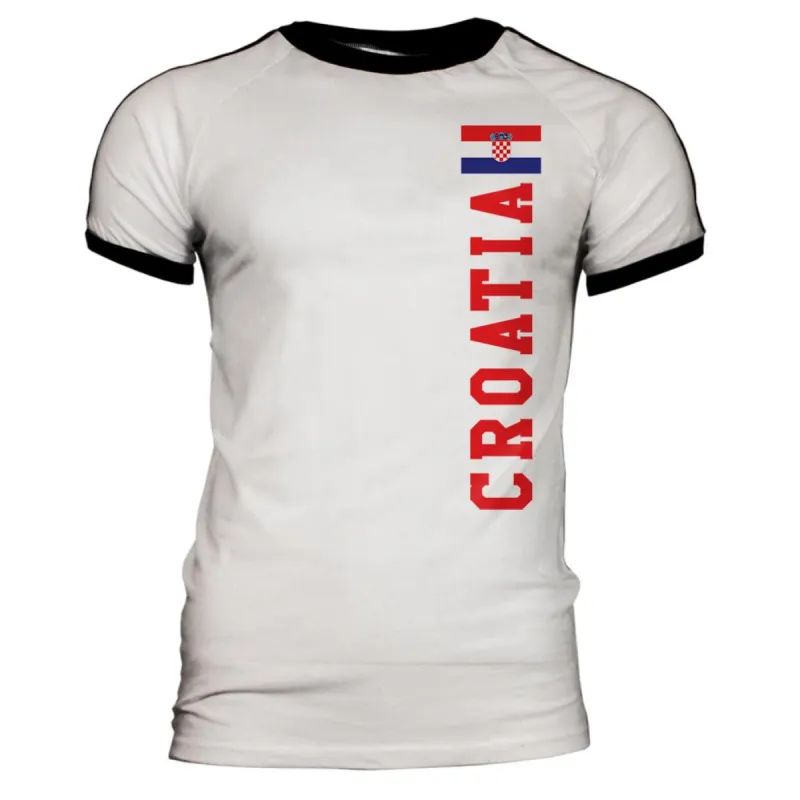 World Cup Croatia Mens Soccer Jersey T-Shirt sold by Old Glory
