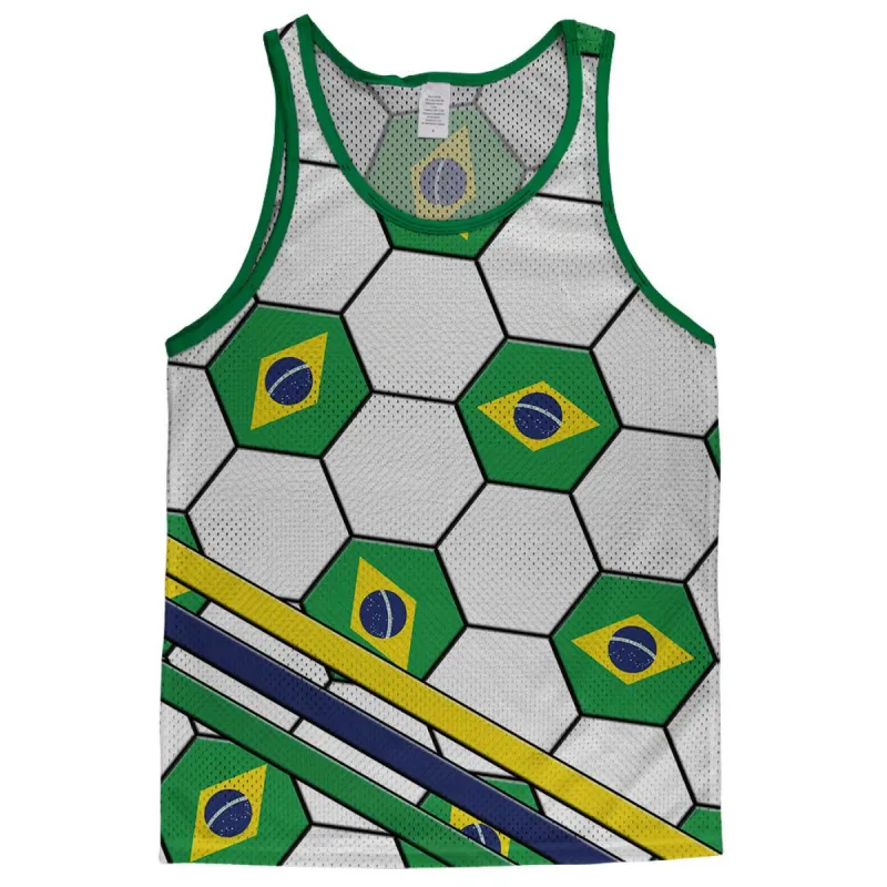 World Cup Brazil Soccer Ball Adult Mesh Jersey sold by Old Glory